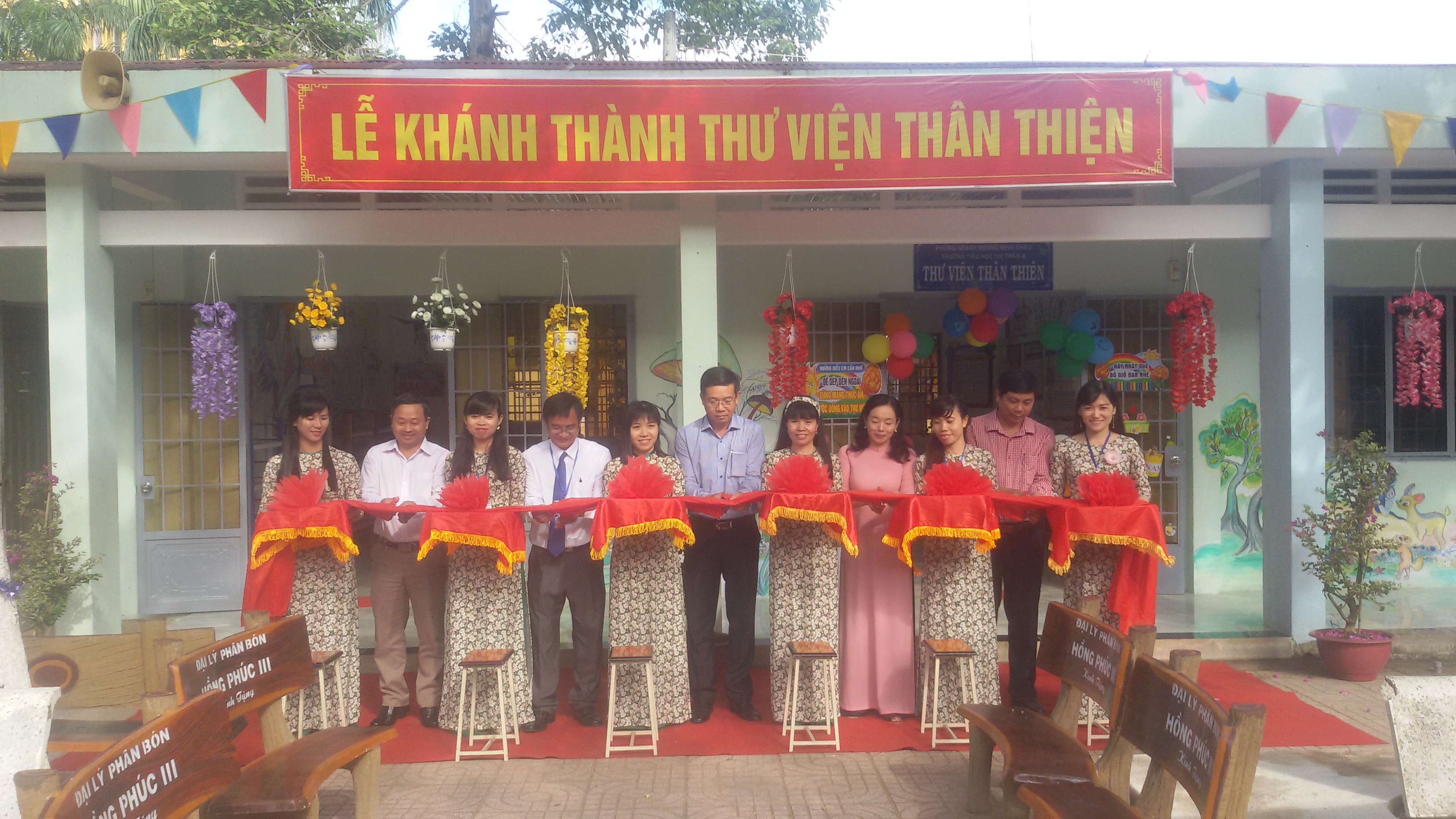 Trường Tiểu học Thị trấn A huyện Dương Minh Châu:  Khánh thành thư viện thân thiện và ngày hội đọc sách